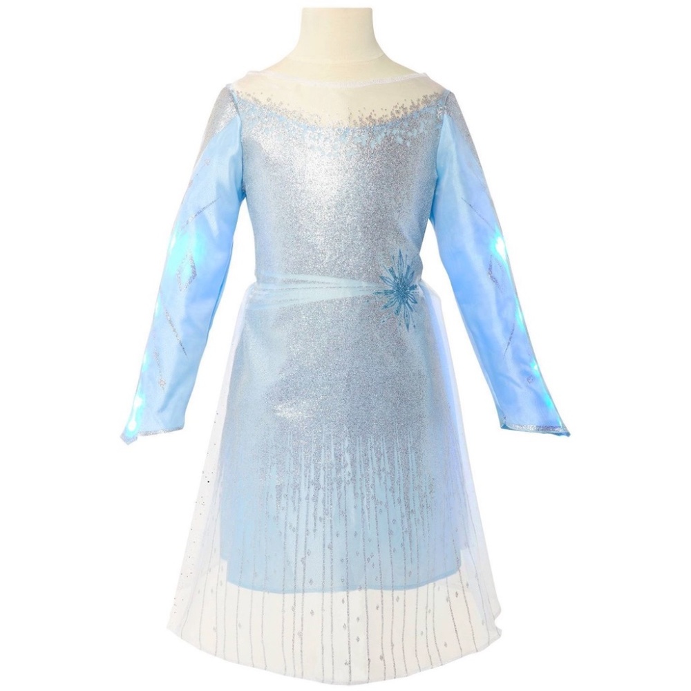 Lightup Disney Frozen 2 Elsa Black Sea Costume